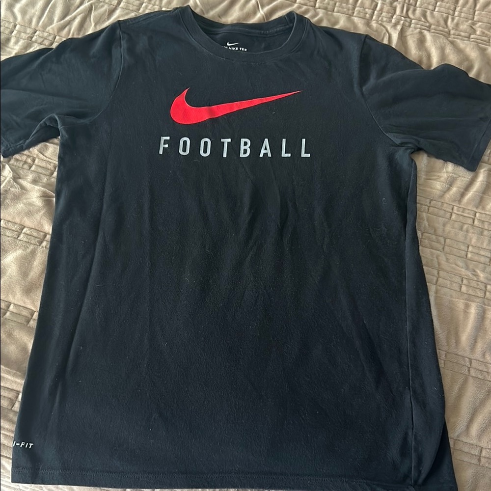 Nike Black Football Tee - Short Sleeve